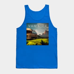 Van Life Camper RV Outdoors in Nature Tank Top